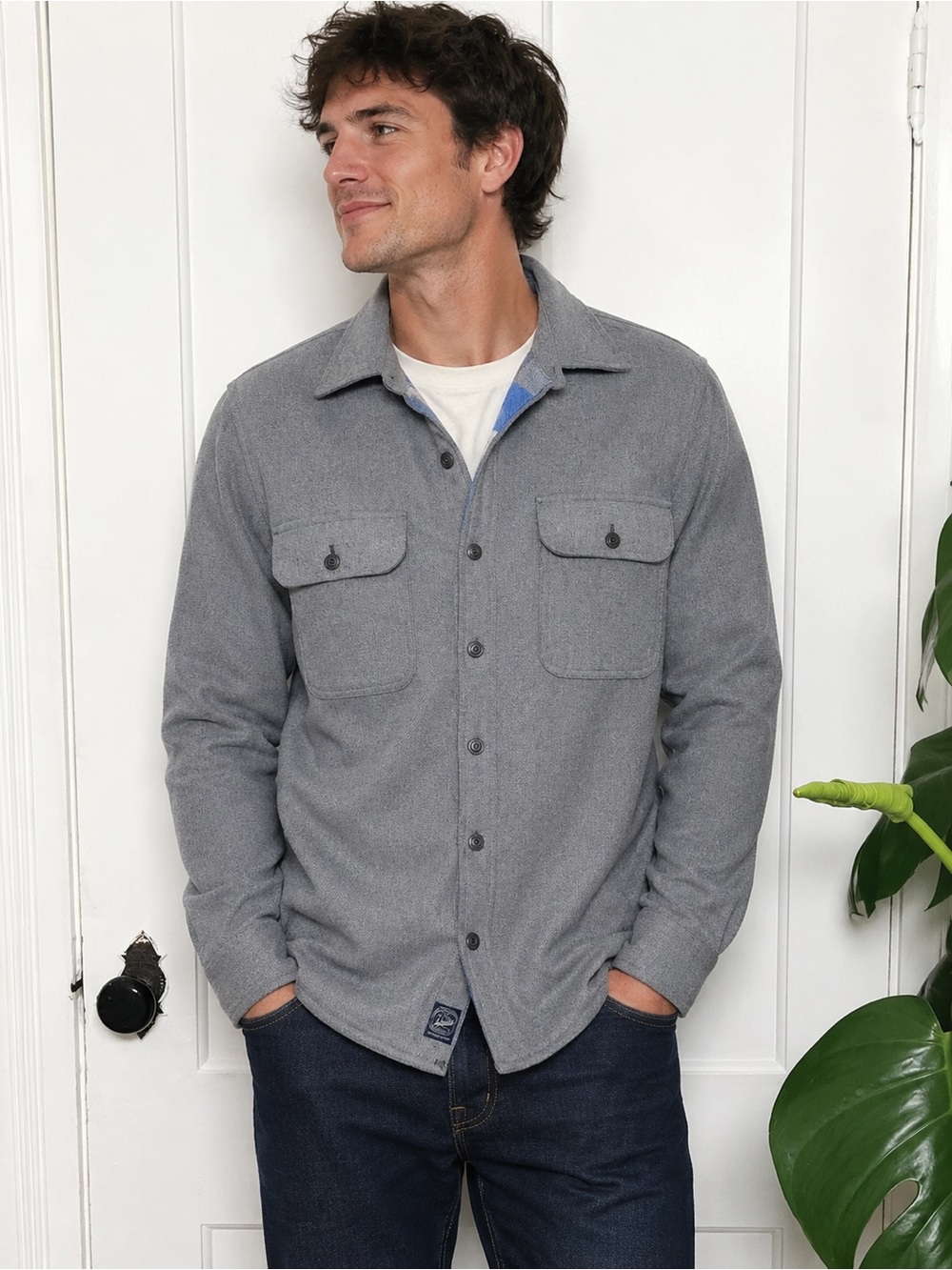 J Crew Heavyweight Shirt Jacket Shacket Gray Size XSmall